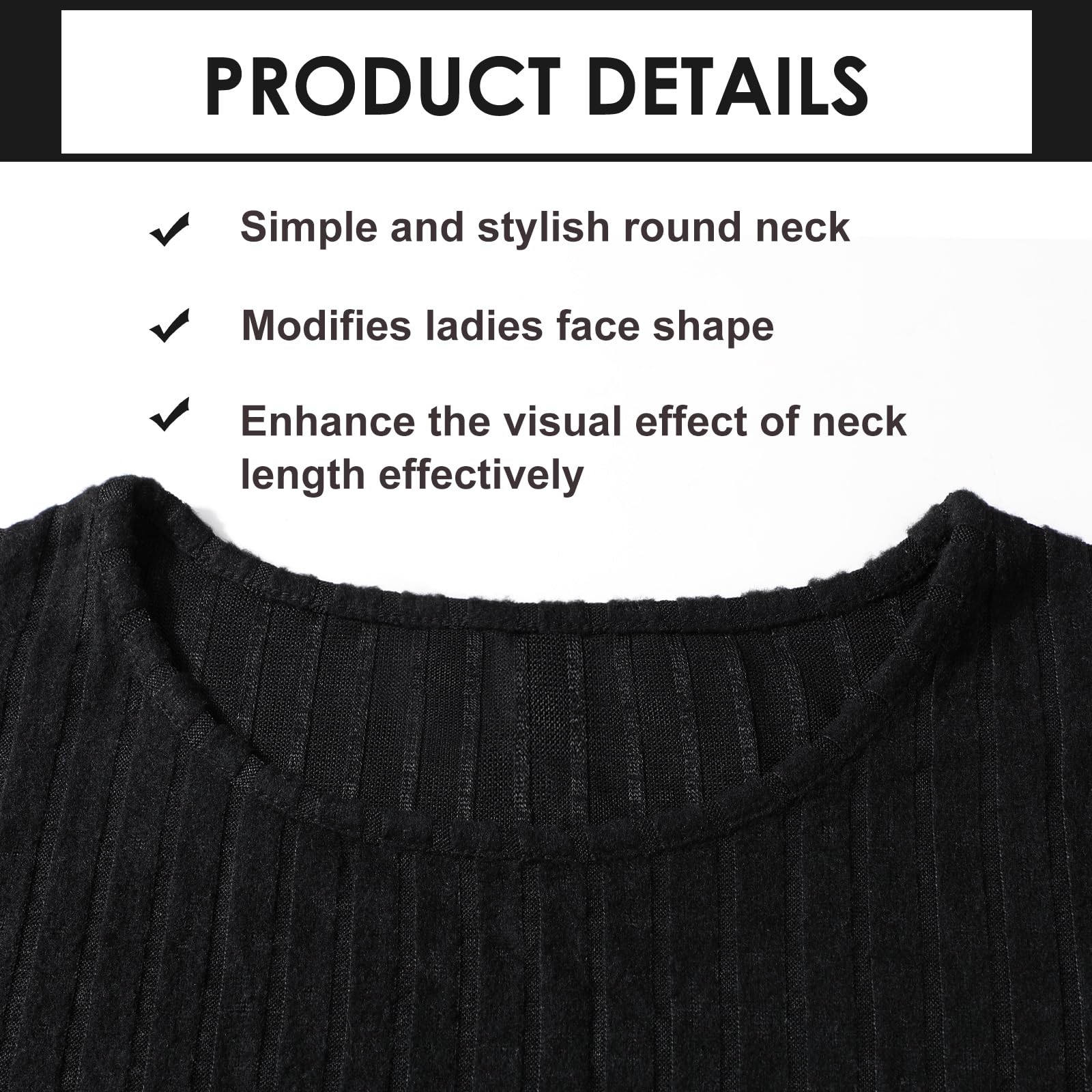 Zetieny Vestito Casual Donna Abito in Maglia a Maniche Lunghe con Scollo Rotondo Pullover Tinta Unita Autunno e Inverno