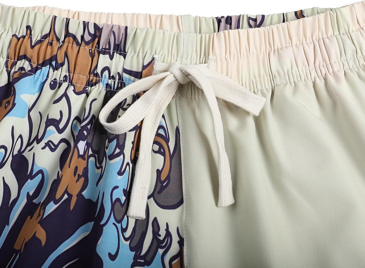 DEHANER Swim Trunks for Men Quick Dry Board Shorts with Zip Pockets Bathing Suits Beach Swimwear