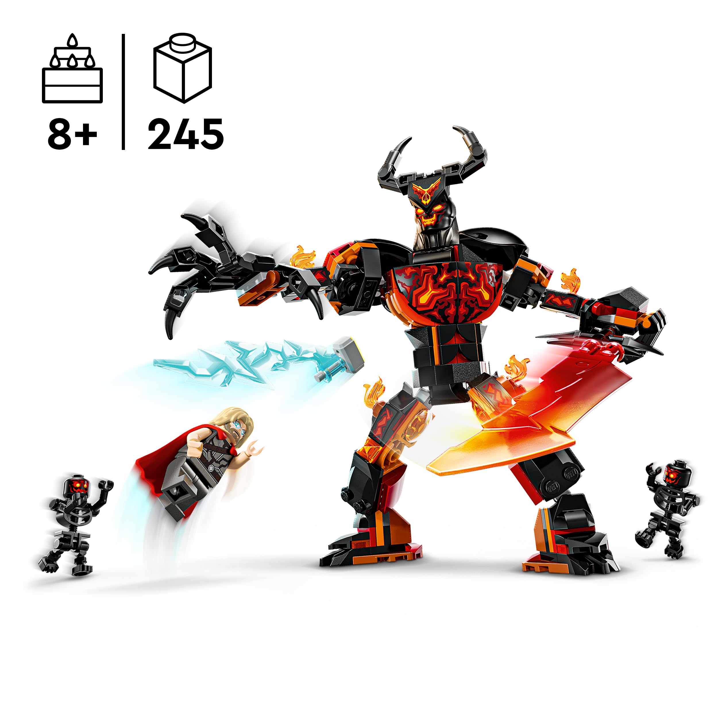 Amazon.co.jp: レゴ(LEGO) マーベル ソーとスルトの決戦 おもちゃ 玩具