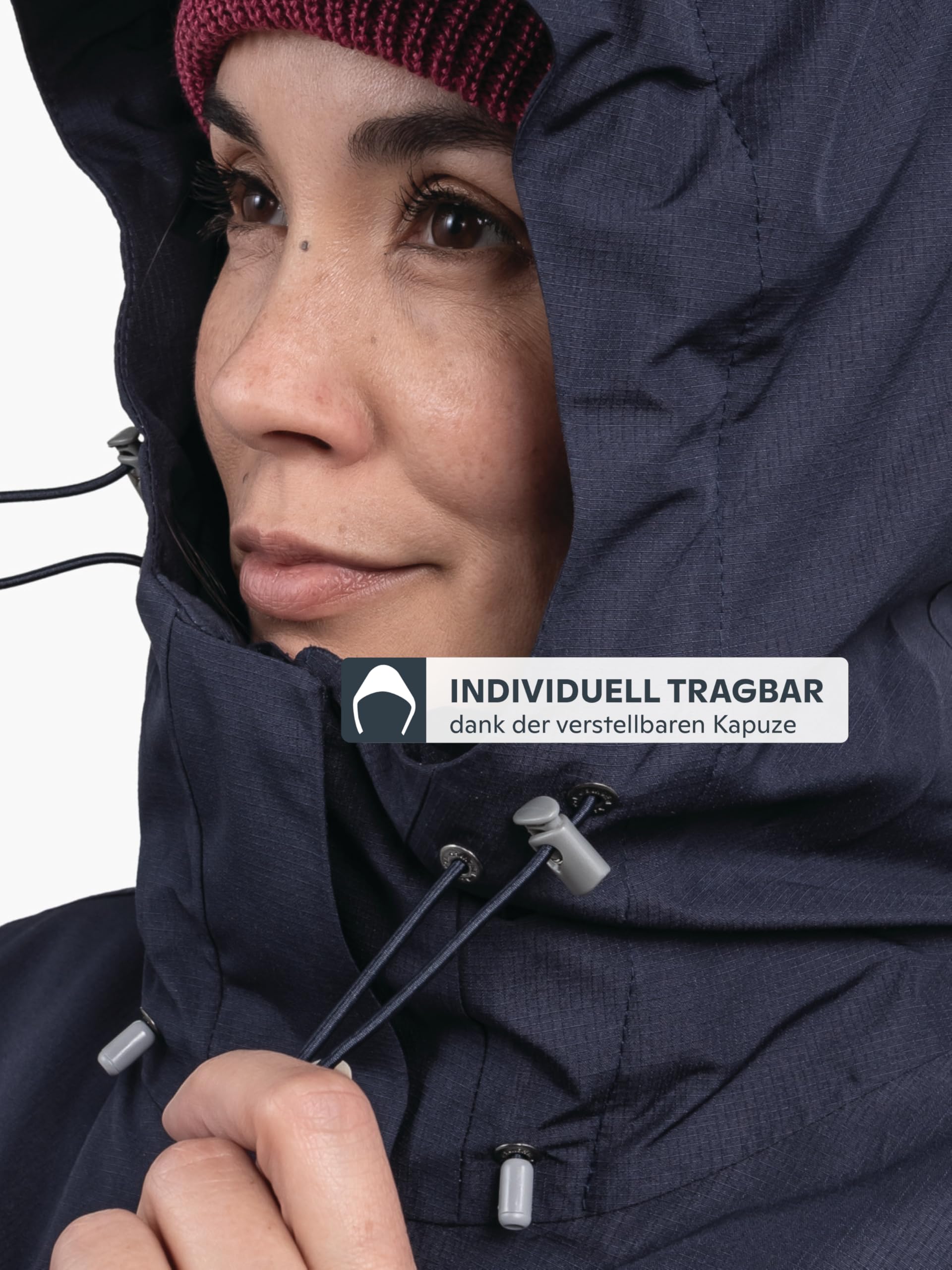 Schöffel Damen 3in1 Jacket Style Okere WMS, wasserdichte, atmungsaktive Outdoorjacke mit herausnehmbarer Fleecejacke, warme 3in1 Jacke mit verstellbarer Kapuze