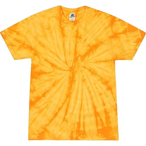 Colortone Short Sleeve Tie Dye T-Shirts for Boys and Girls - Tie Dye T Shirts for Little Kids & Big Kids