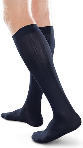 Ease Opaque - Calcetines para hombre con compresión suave (15-20 mmHg)