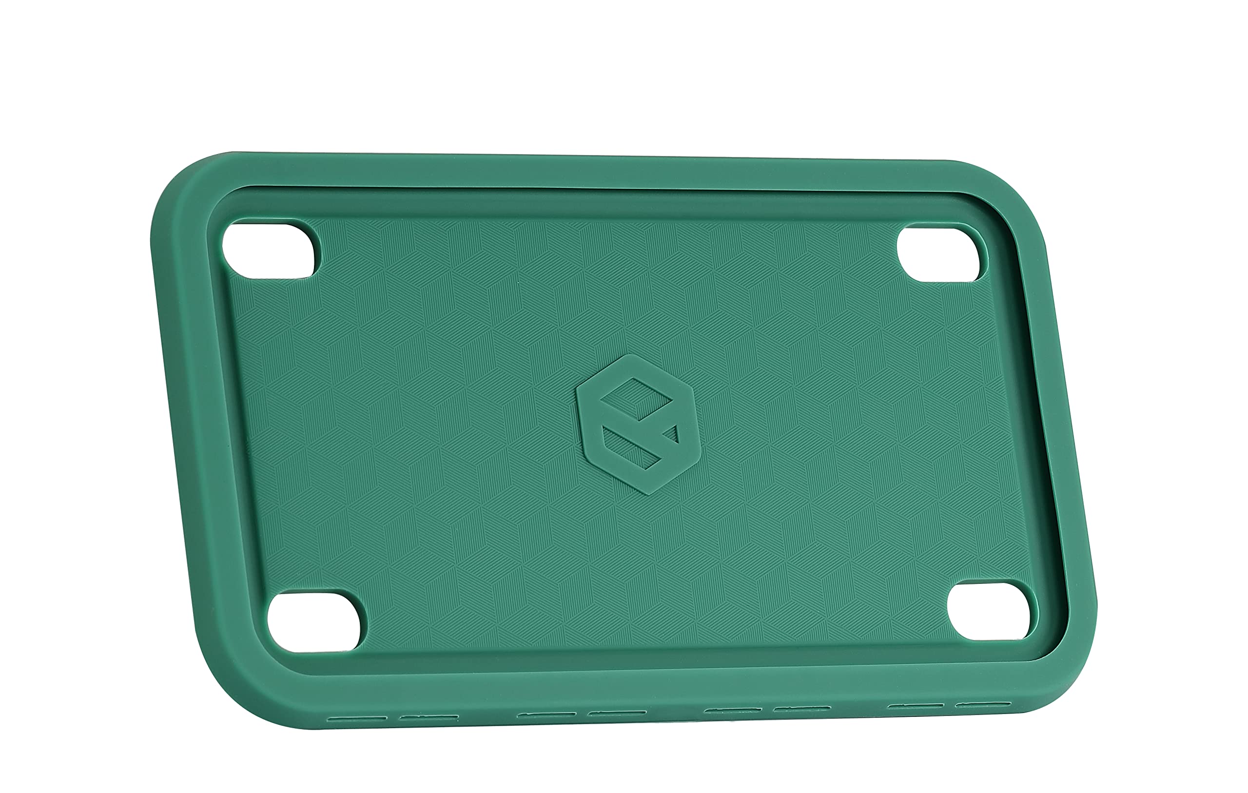 Rightcar Solutions Motorcycle Silicone License Plate Frame - Rust-Proof. Rattle-Proof. Weather-Proof. (Green)