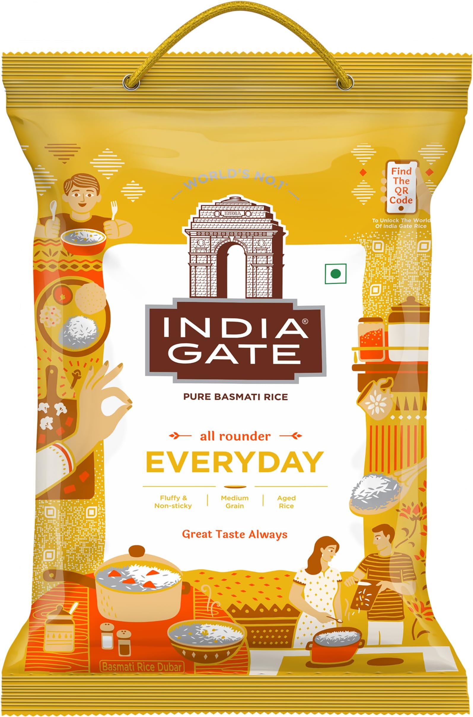 India Gate Basmati Rice Everyday 5 kg