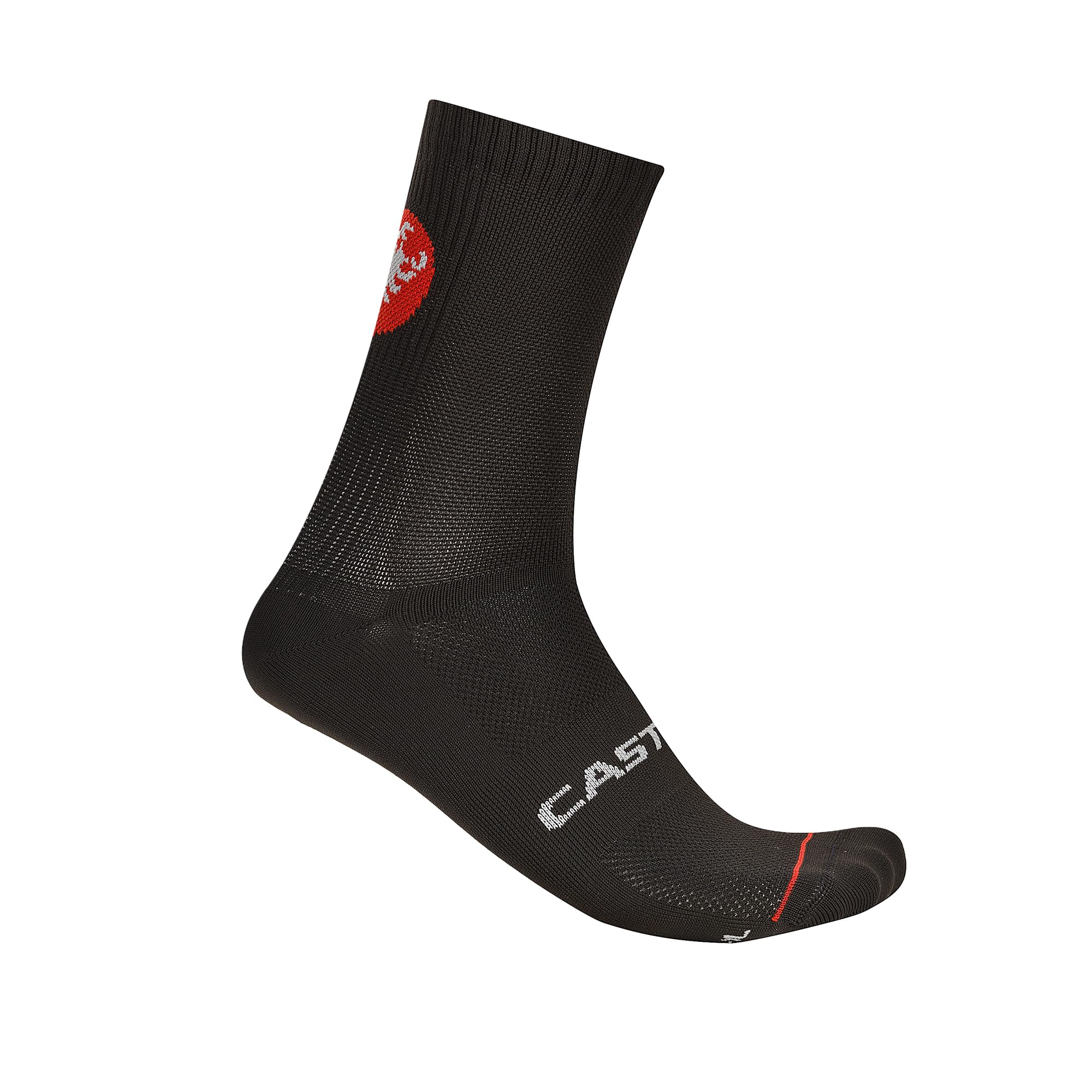 CASTELLI Entrata 12 Sock, Moisture-Resistant Cycling Socks with All-Day Comfort & Midfoot Support for Men & Women