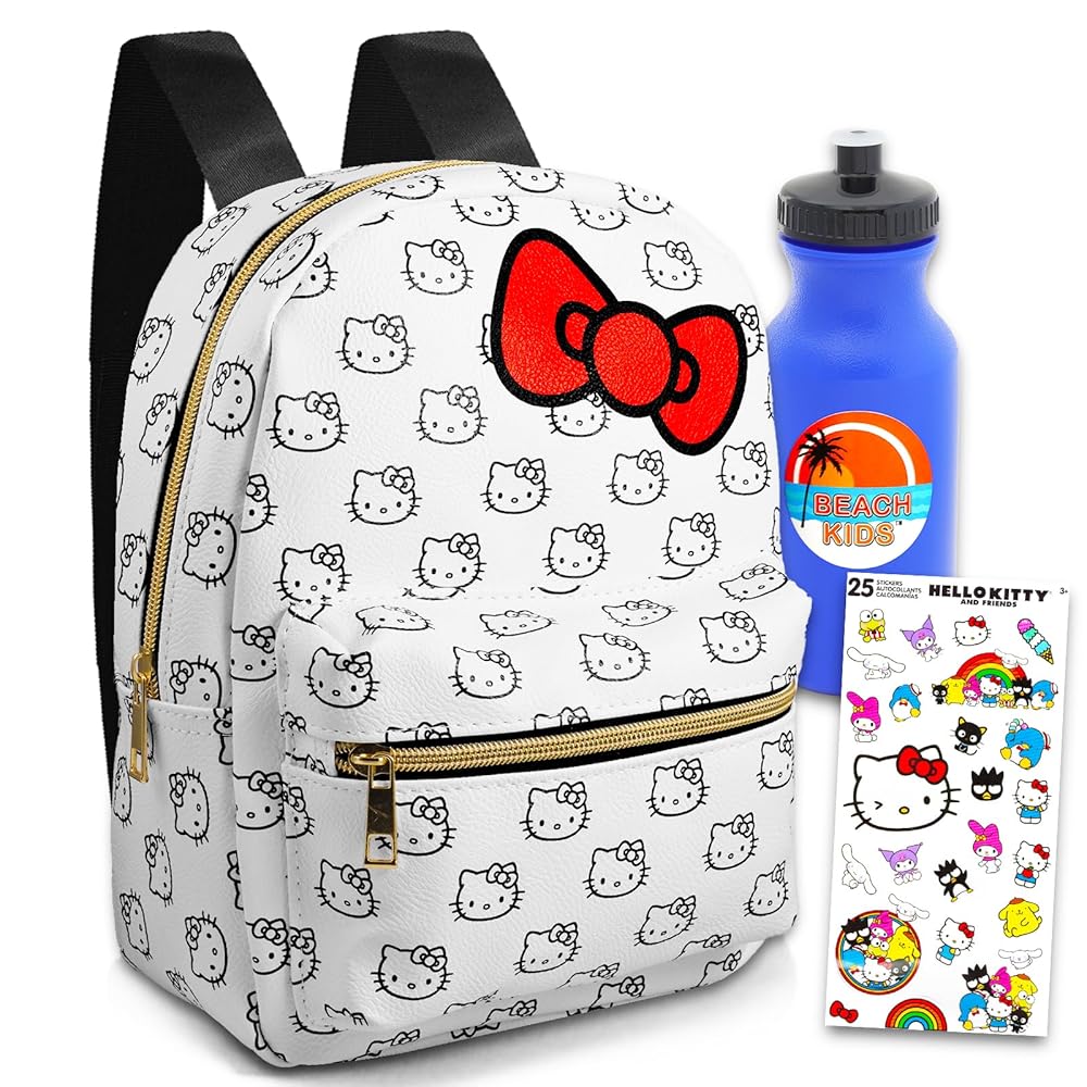 Amazon.com | Hello Kitty Mini Backpack for Girls - Bundle