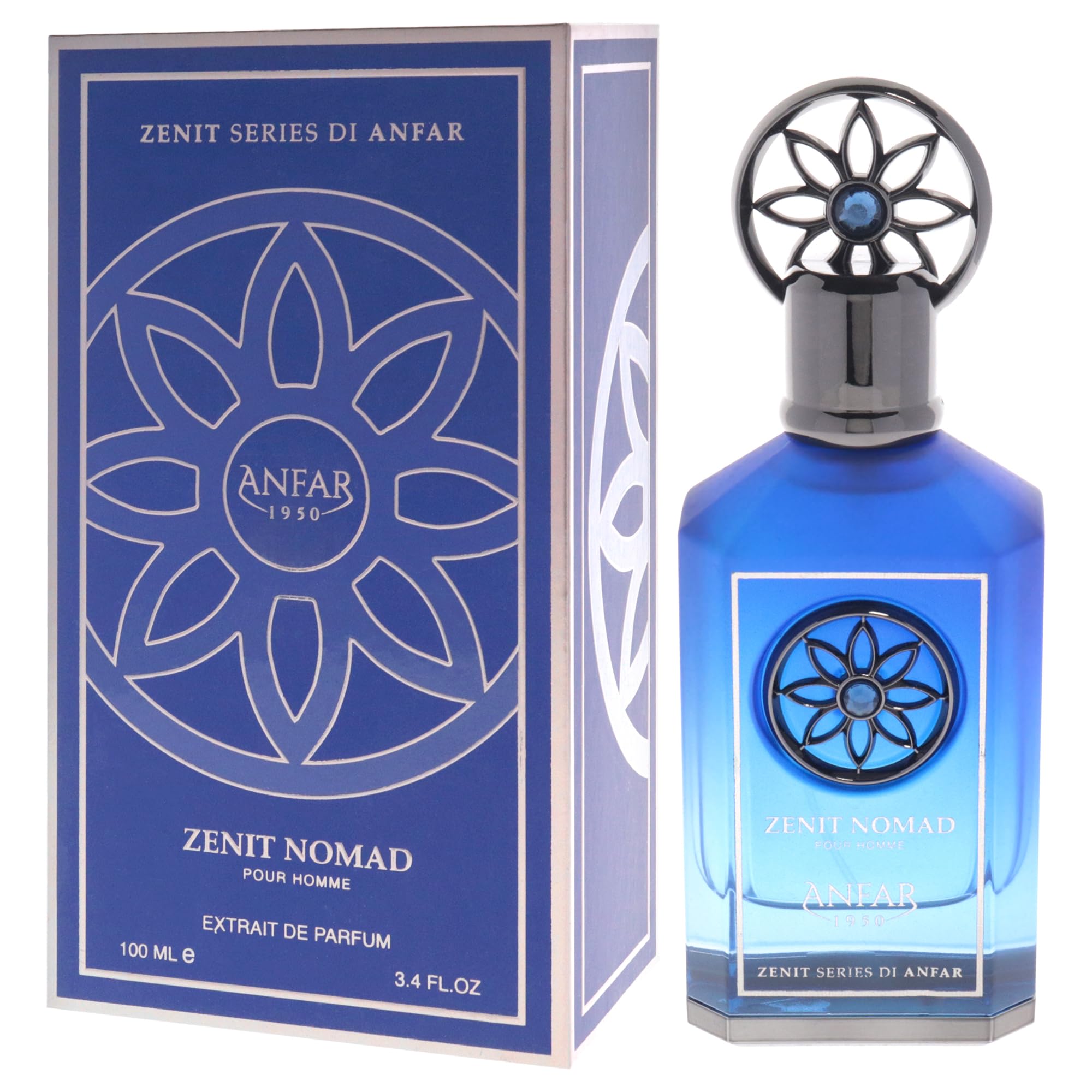 Amazon.com : Anfar Zenit Nomad for Men - 3.4 oz Extrait De Parfum