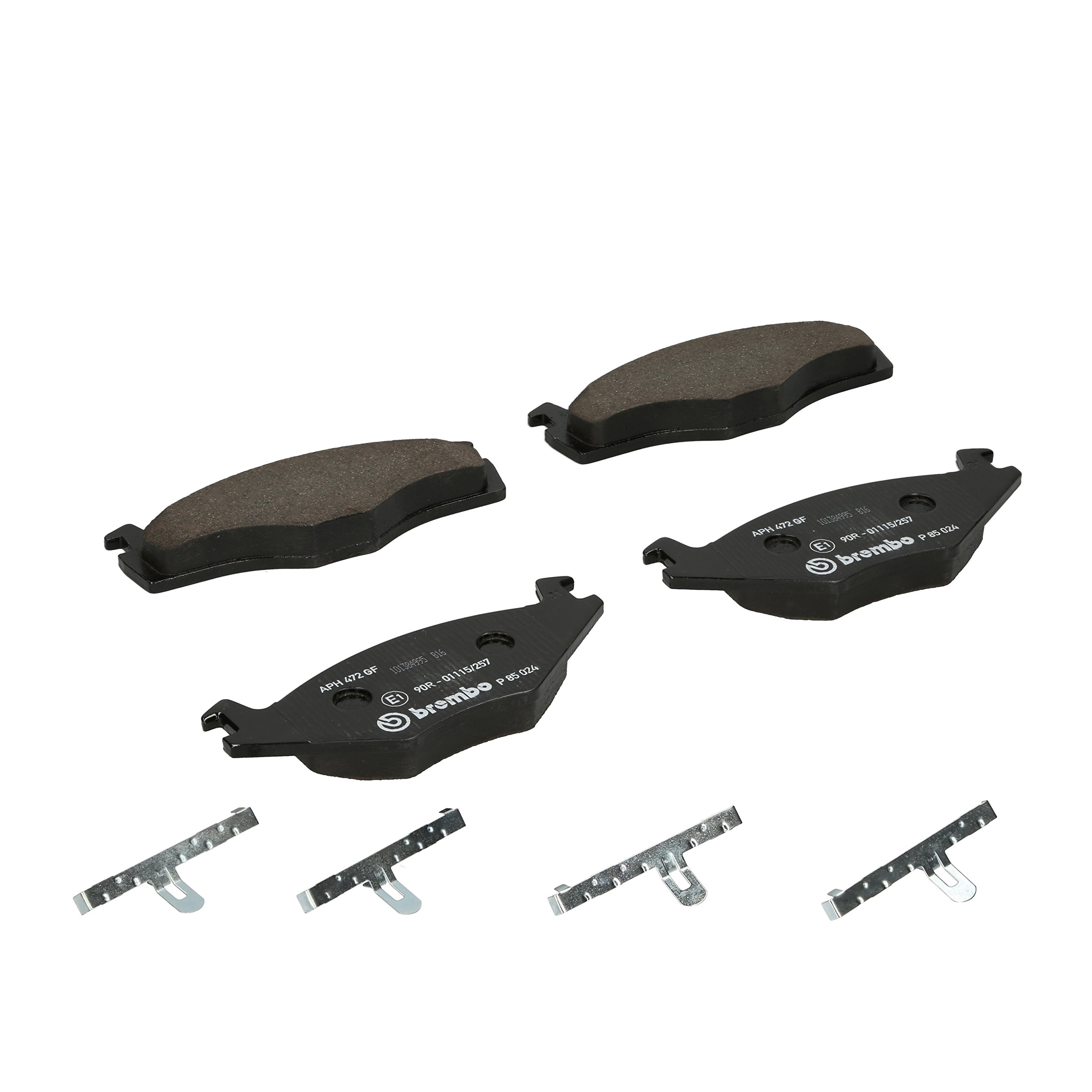 Brembo Schwarz P 85 024 Bremsbelagsatz, Scheibenbremse - (4-Teilig)