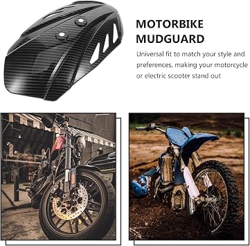 TIDTALEO Motorcycle Mudguard for Electric Scooters Easy Installation Splash Guard Accessory for Mountain and to Prevent Mud and