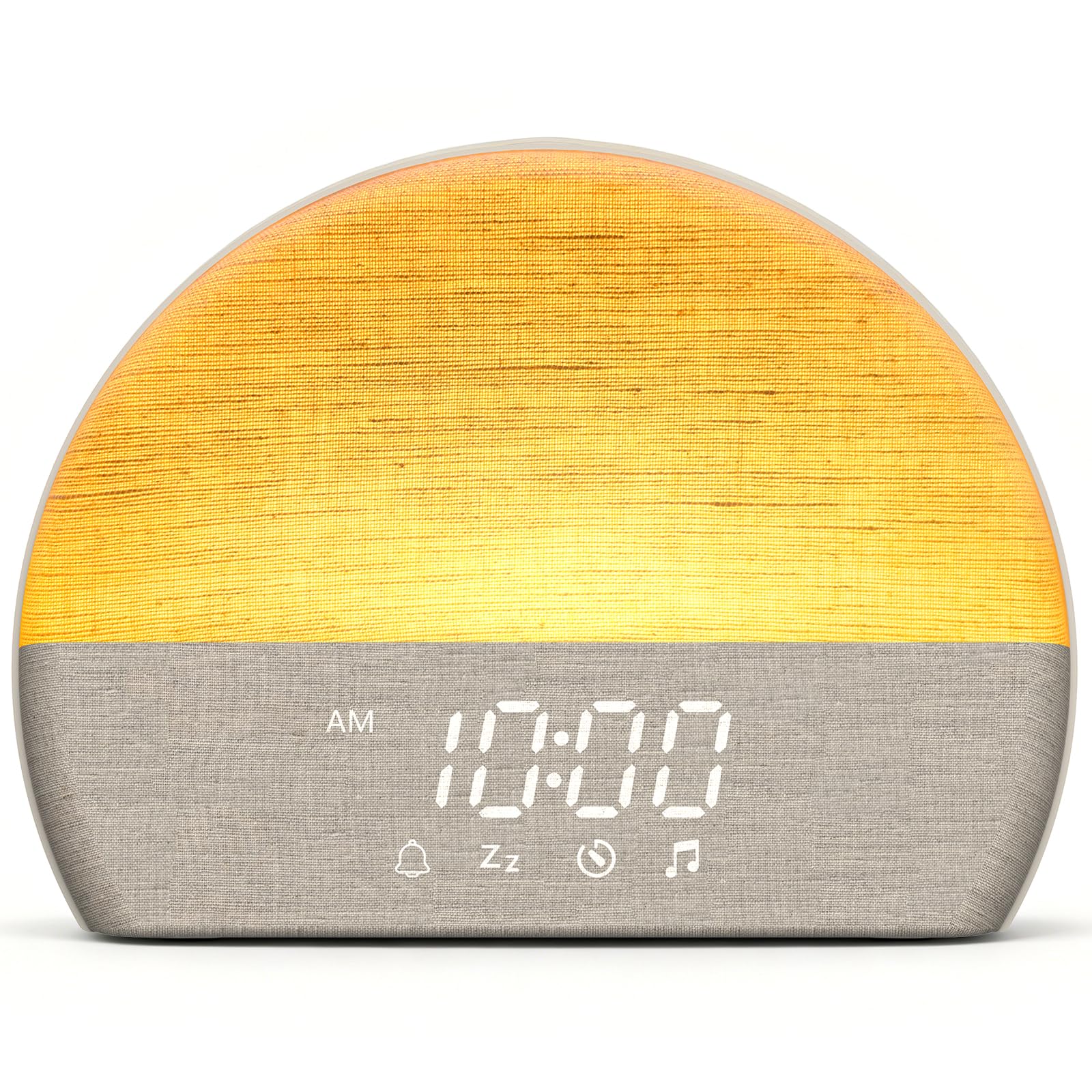 eSynic Sunrise Alarm Clock with 30 White Noise & 11 Dim Light for Bedroom