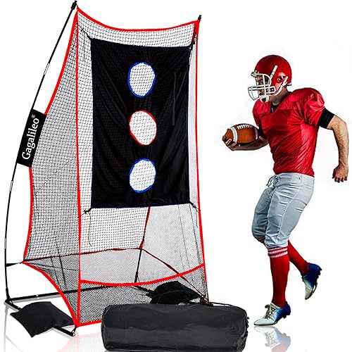 Gagalileo Football Kicking Cage for Quarterback - Passing&Punting Practice in