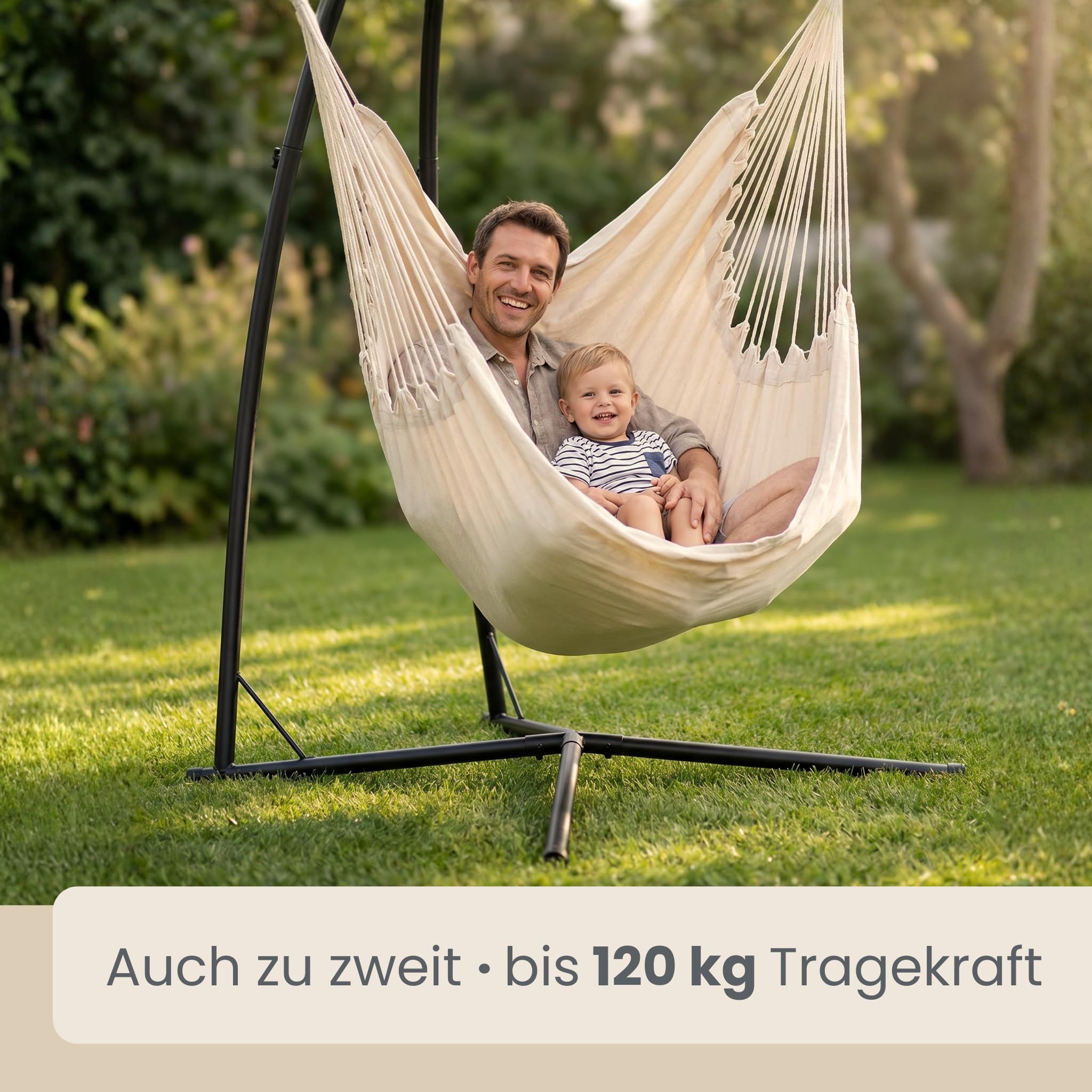 AMANKA Hängesessel Gestell Outdoor 120 kg