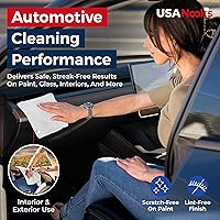 Vista 5 de Trapo de limpieza de microfibra, color blanco, 12 unidades (16 x 16 pulgadas), alto rendimiento, 1200 lavados, tejido de agarre de raíces muy