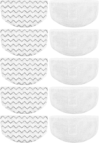 Miniatura 8 de Extolife Paquete de 10 almohadillas para mopa de vapor Bissell Powerfresh serie 1806 1940 1544 1440 2075A 2685A 2078 2181 2814, modelo 1940A 19404