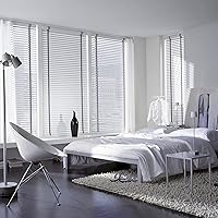 Vista 5 de Persianas venecianas inalámbricas para ventanas, persianas opacas horizontales de aluminio, persianas venecianas para oficina en casa