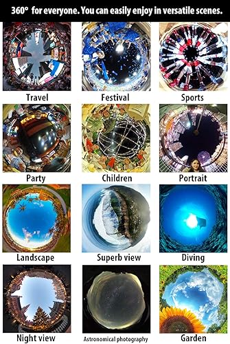 Miniatura 7 de Ricoh Theta SC2 Azul 360° Cámara 4K Video con estabilización de imagen Alta calidad de imagen Transferencia de datos de alta velocidad Hermosa vista