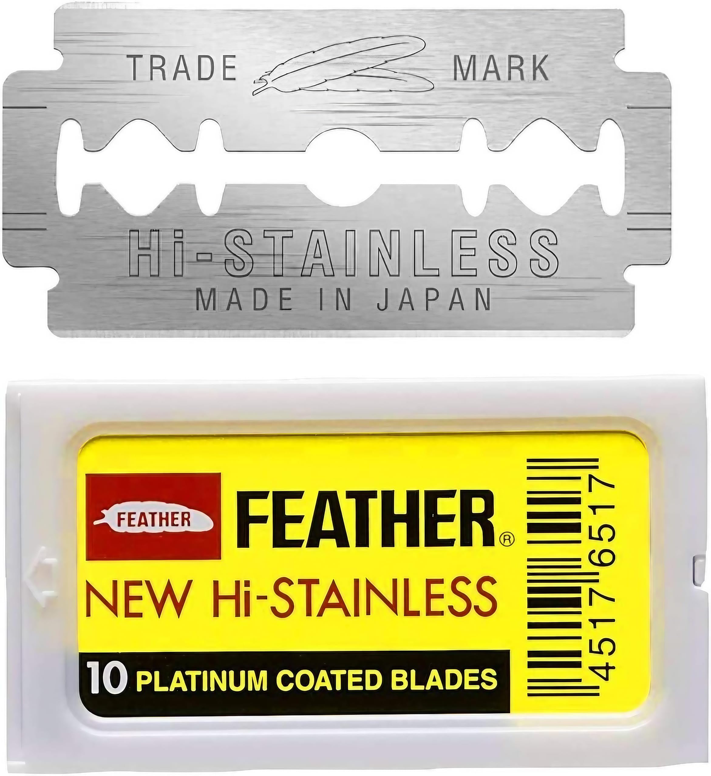 30 Feather Double Edge Razor Blades & 40 The Shave Factory Styptic Matches