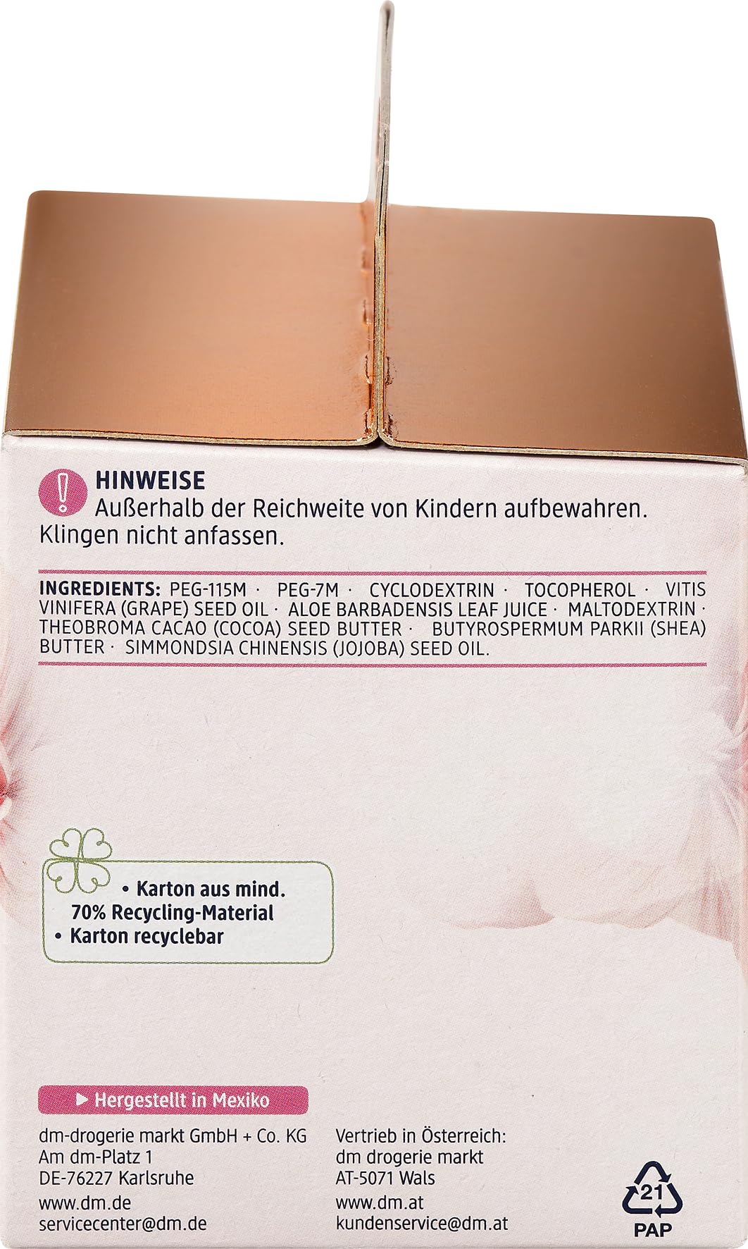 Balea Elegance Rasierklingen, 8 Ersatzklingen für Damenrasierer