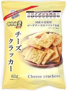 Amazon | 自然味良品 チーズクラッカー 63g×16袋 | 自然味良品 | クラッカー 通販