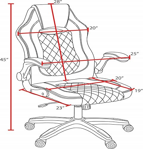Miniatura 3 de Aon Archeus - Silla de escritorio para computadora estilo videojuegos, soporte lumbar integrado, brazo abatible, bloqueoinclinación 360 giratorio,