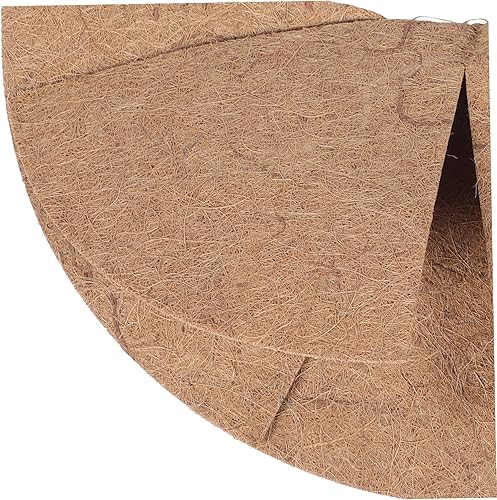Miniatura 2 de Hemobllo 2 alfombrillas para macetas, forro de coco natural, forro redondo de coco, forro de cesta de coco colgante, inserción de maceta, cestas