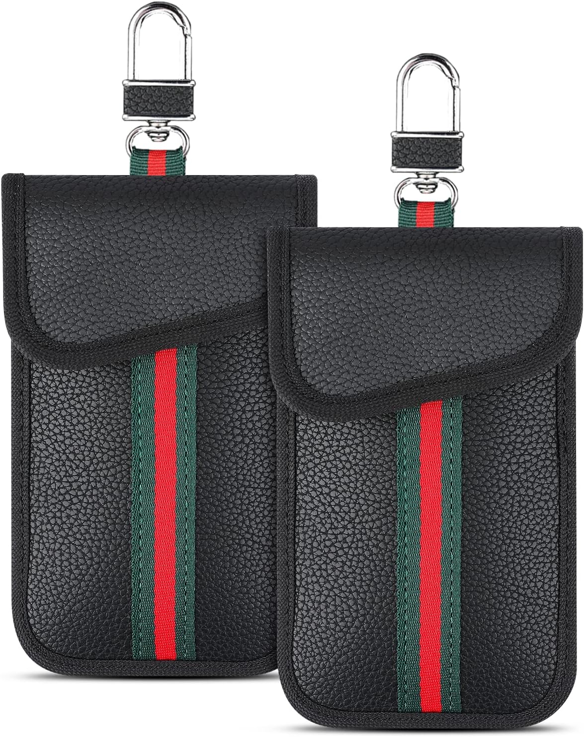 Giftsdad Car Key Signal Blocking Pouch, 2 Pack Faraday Pouch for Car