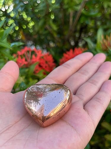 Miniatura 3 de GAF TREASURES Venta al por mayor Corazones de cristal, Corazones hinchados de cristal pulido, Piedra de palma de cristal, Piedra de preocupación,
