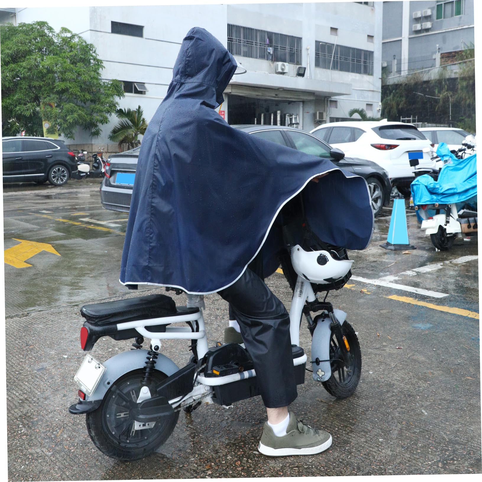 Abrigo para mujer, chaqueta ligera para mujer, impermeable, poncho para ciclismo, chaqueta de bicicleta, chal, capa para scooter, coche eléctrico, chaqueta masculina para hombre y mujer