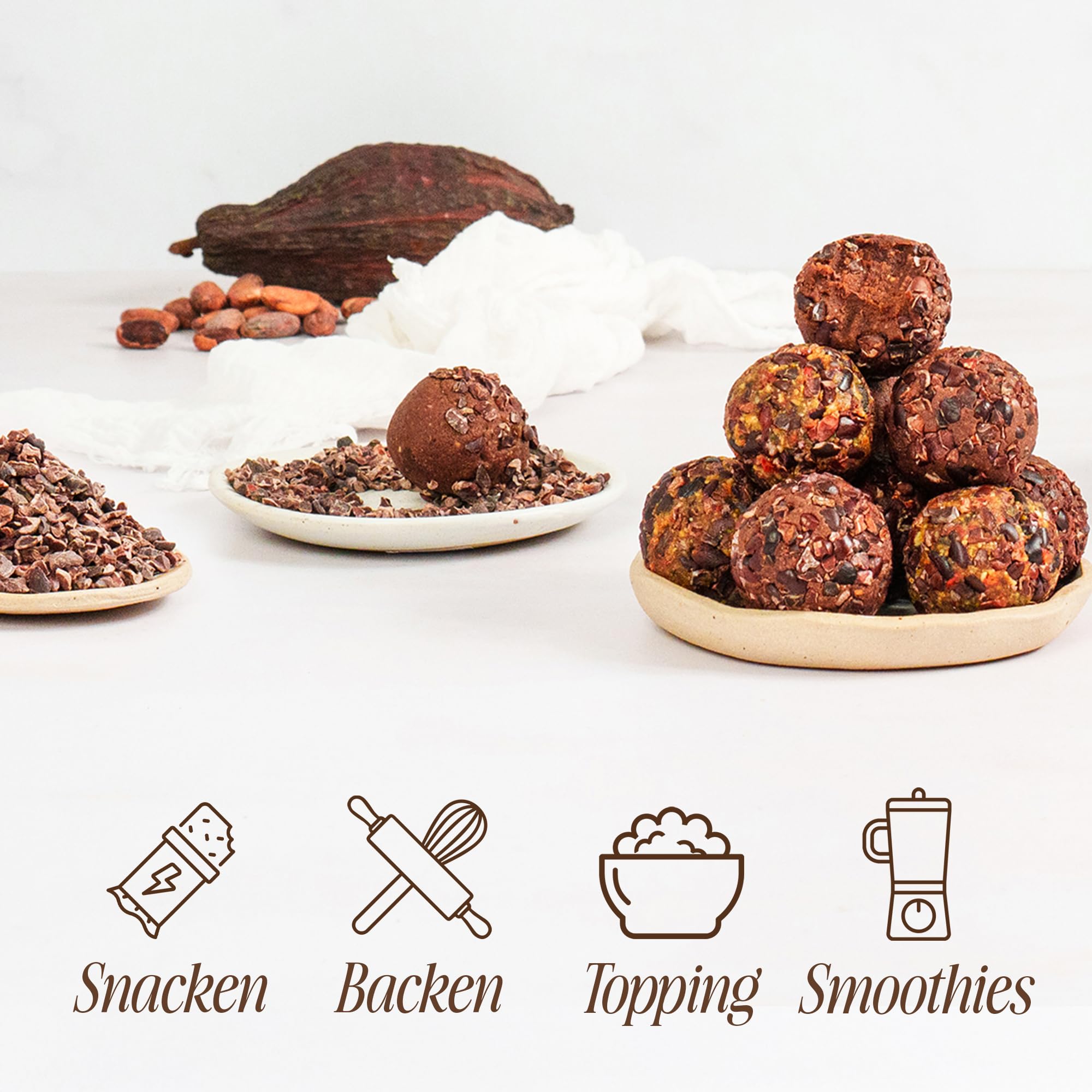 Sevenhills Wholefoods Roh Kakaonibs Bio 1kg
