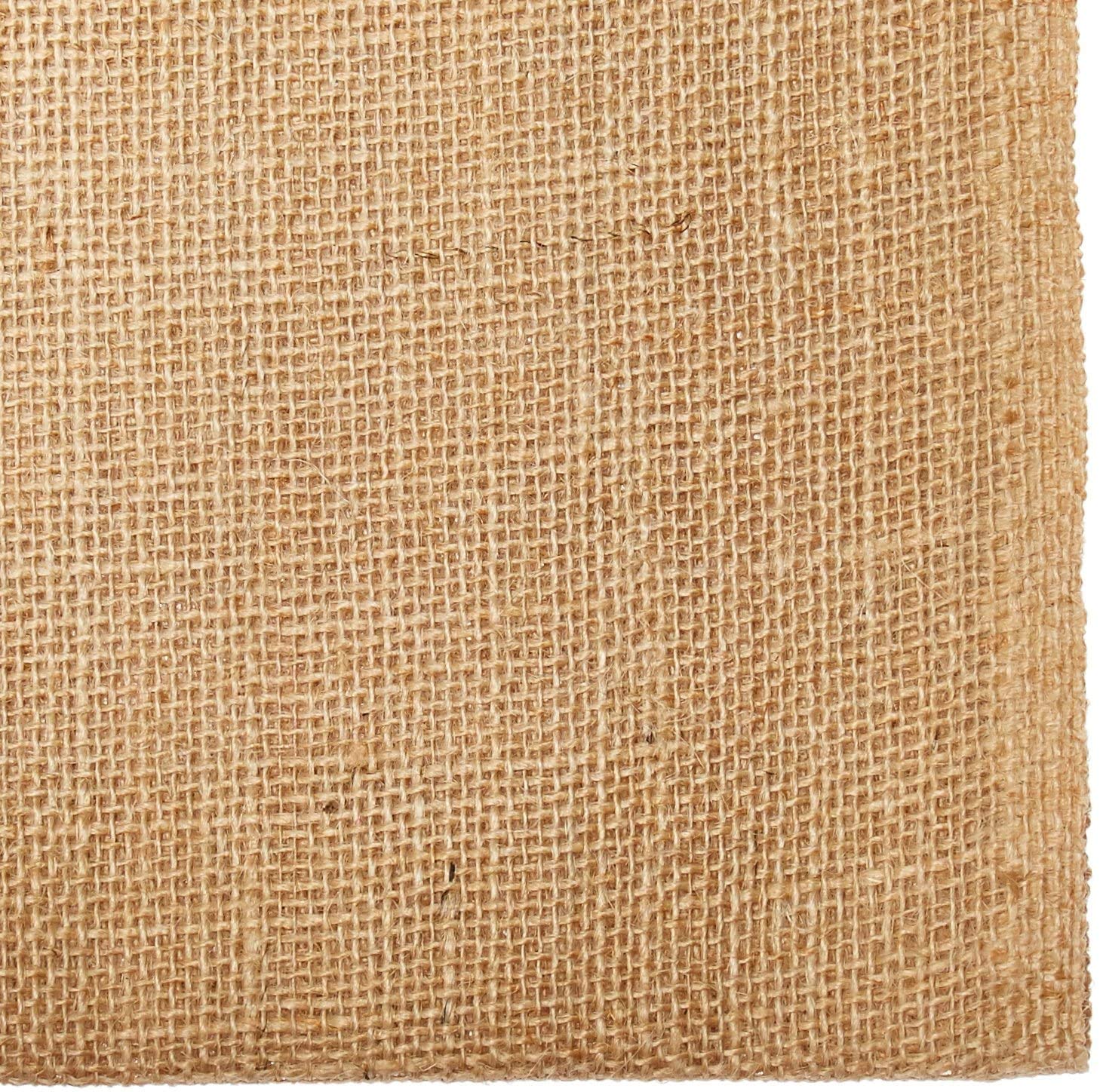 Super Idea 50 serwetek 15 cm x 15 cm z juty, dekoracyjne obrusy na słoiki, topping ze sznurem, naklejka i zawieszka, ozdoba Boże Narodzenie wesele