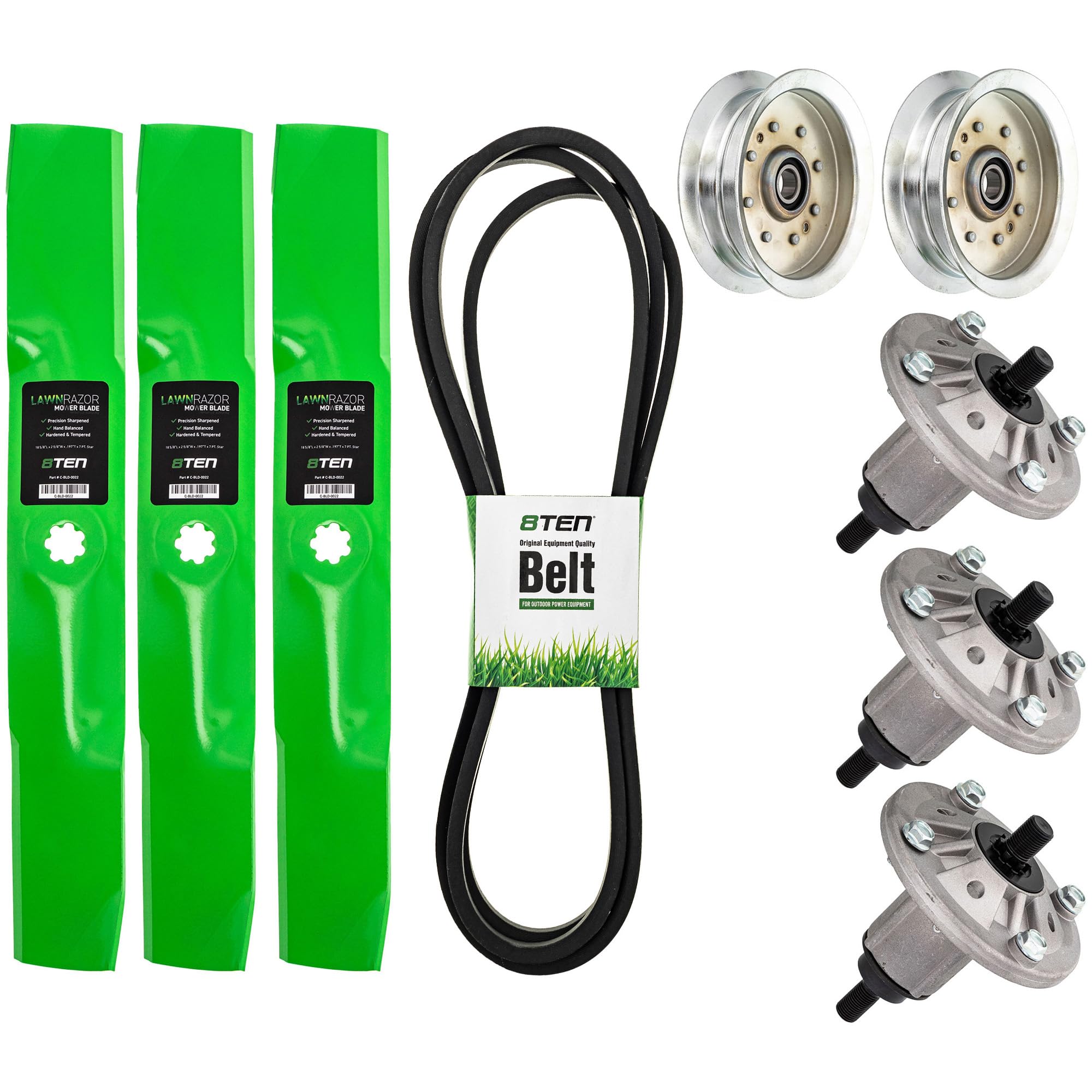 リィエルデッキパーツ Amazon.com: 8TEN Deck Rebuild Kit for John Deere 54 inch D170