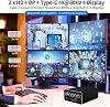 Mini PC 10Gbe Firewall Pentium 8505, DDR5 8GB RAM M.2 NVMe 128GB SSD, 2 x 10 Gigabit Ethernet SFP Micro Router Appliance Computer, 4 x i226V 2.5GbE LAN Support Windows OPNsense