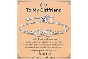 Infinity Love Heart Bracelets for Women Girls, the Perfect Valentine's Day Gift