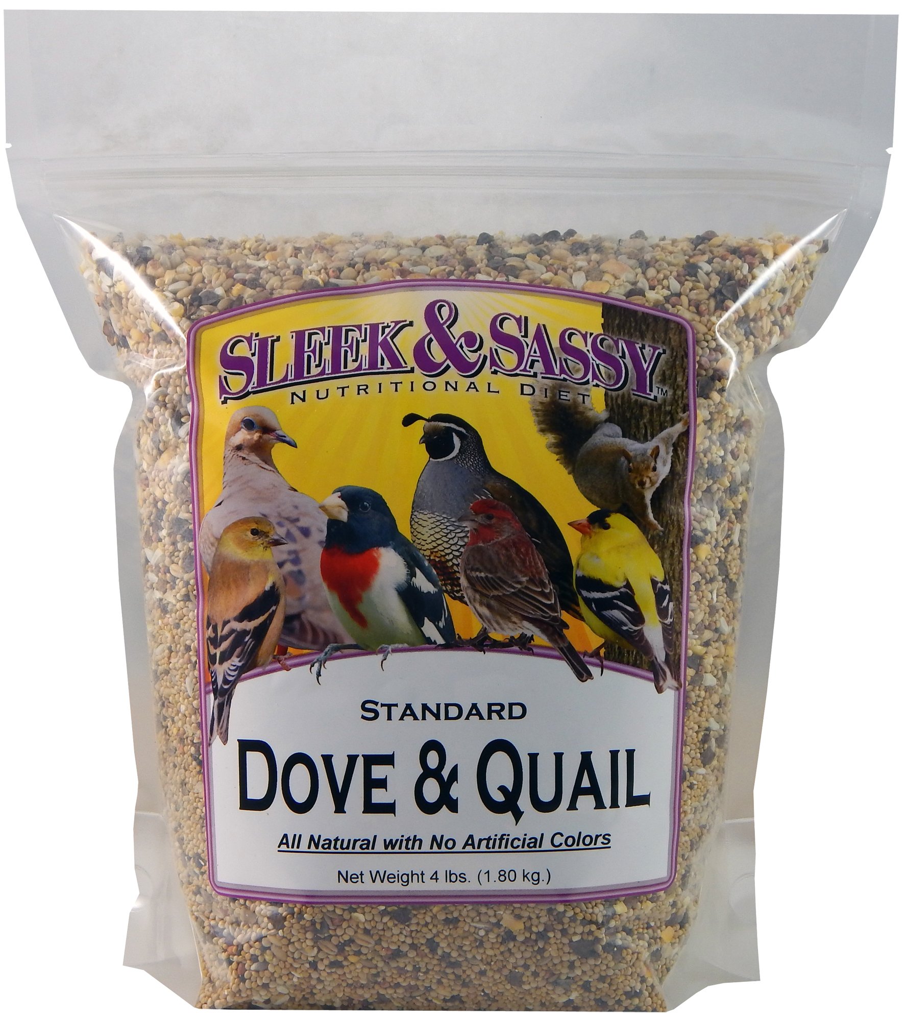SLEEK & SASSY Dove & Quail Bird Food (4 lbs.)