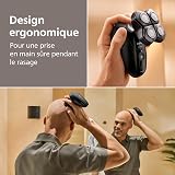 Philips Head Shaver Pro 5000 Series - Rasoir pour la tête pour hommes et femmes, tête flexible à 360° et lames ComfortCut pour un rasage efficace tout en douceur pour la peau, modèle HS5980/15 - 5