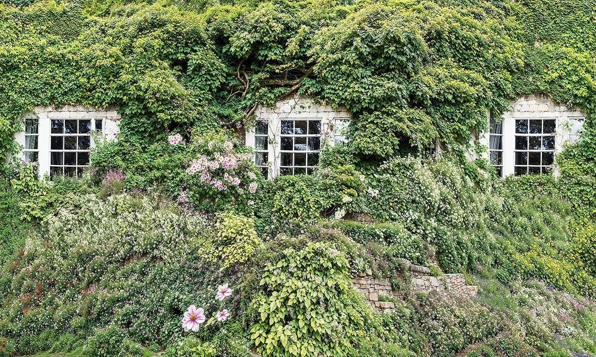 Mural Gardens English Cottage Waterproof Garden Mural Outside Wall Decor For Fence And Patio Wall W300Cm X H180Cm, from B&Q