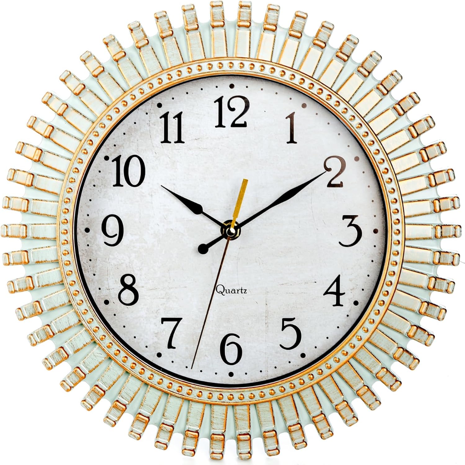 12″ Retro Wall Clock, Silent Non-Ticking Round Clock, Aqua Battery Operated Quartz Clock, Plastic Vintage Clocks for Living Room Bedroom Kitchen Home Office Classroom School Decor 12″ Retro Wall Clock, Silent Non-Ticking Round Clock, Aqua Battery Operated Quartz Clock, Plastic Vintage Clocks for Living Room Bedroom Kitchen Home Office Classroom School Decor