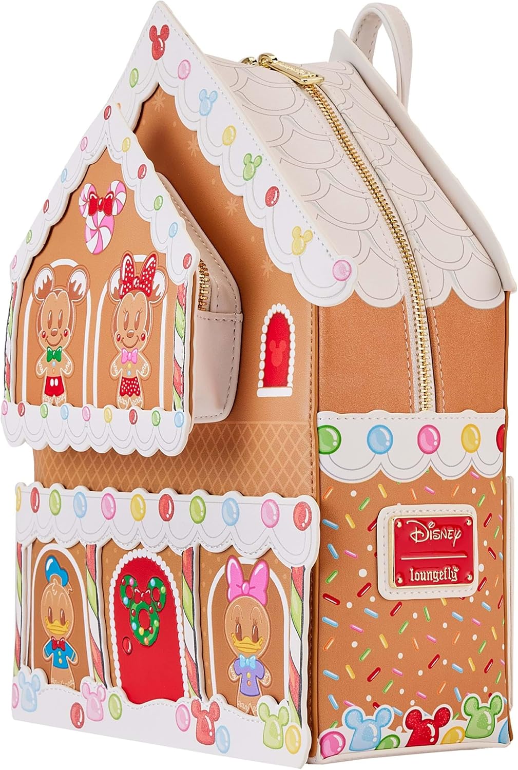 Loungefly X Disney Mickey and Friends Gingerbread House Mini Backpack - Disneybound Disney Lovers - Image 3