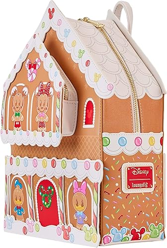 Vista 2 de Loungefly X Disney Mickey and Friends - Mini mochila de casa de jengibre - Disneybound Disney Lovers