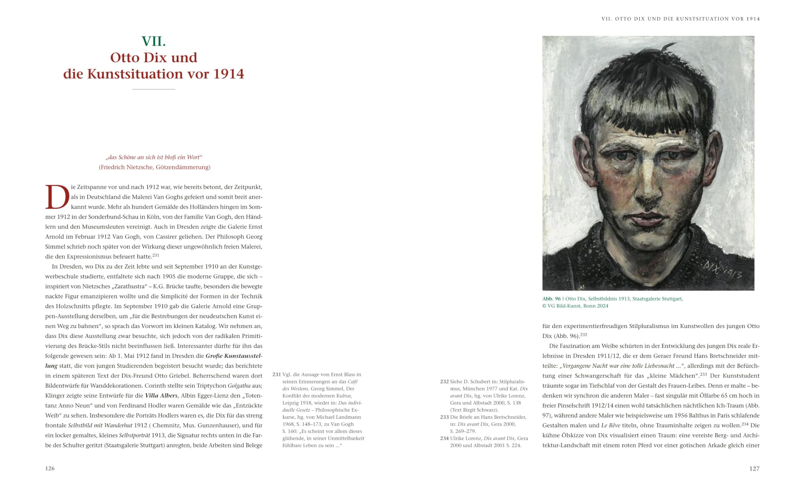 An die Schönheit Otto Dix: Von der Apotheose zur Todsünde