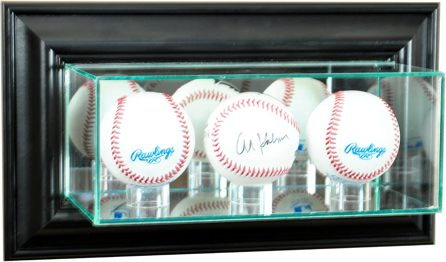 Perfect Cases MLB Wall Mounted Triple Baseball Glass Display Case
