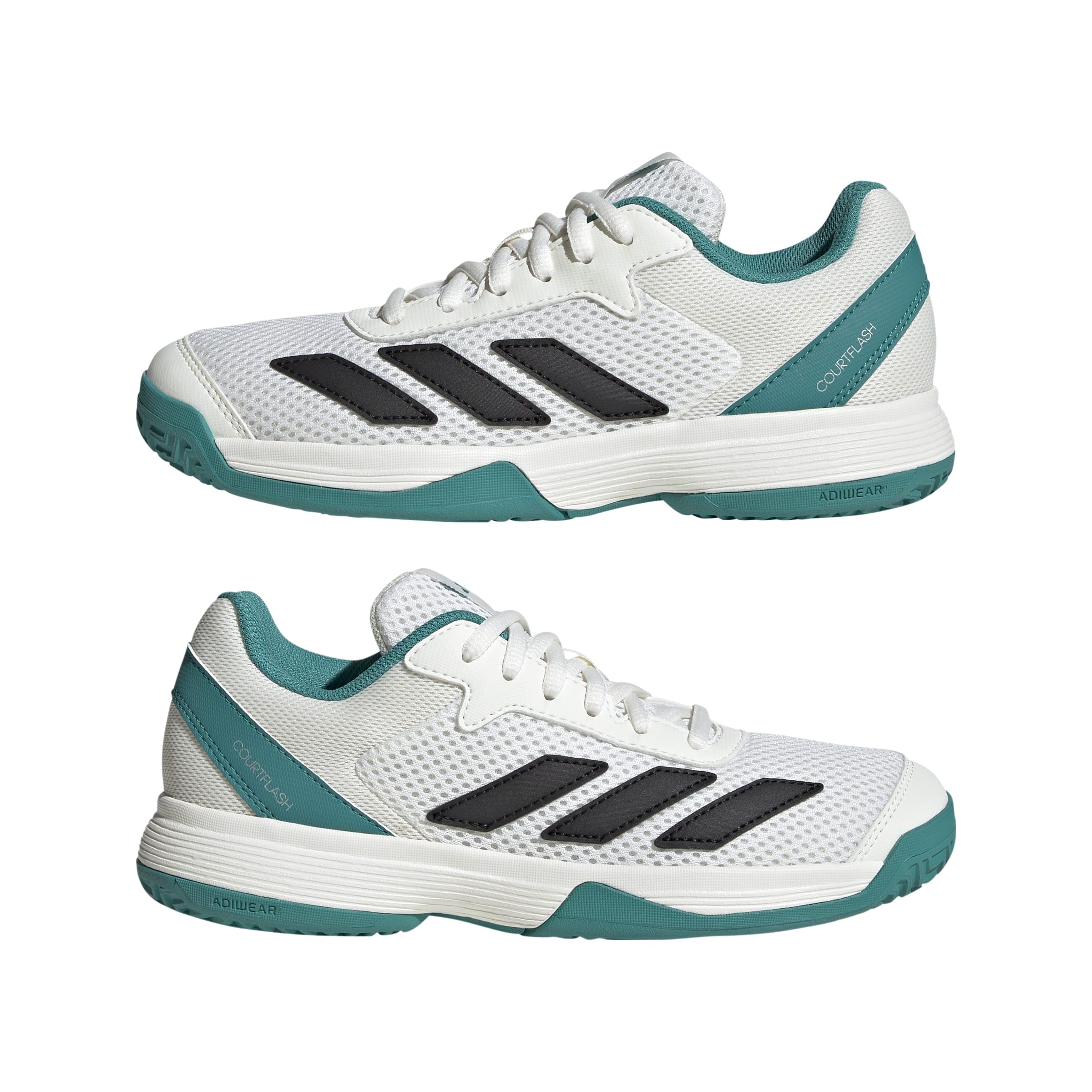 adidas Courtflash K Unisex Ayakkabı Düşük Bilek (Futbol Dışı), Beyaz, 38