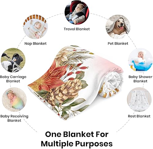 Miniatura 7 de J&SBGFT Manta personalizada para bebé niña, manta de bebé personalizada, manta para envolver con nombre de niña, mantas de recepción de cisne,