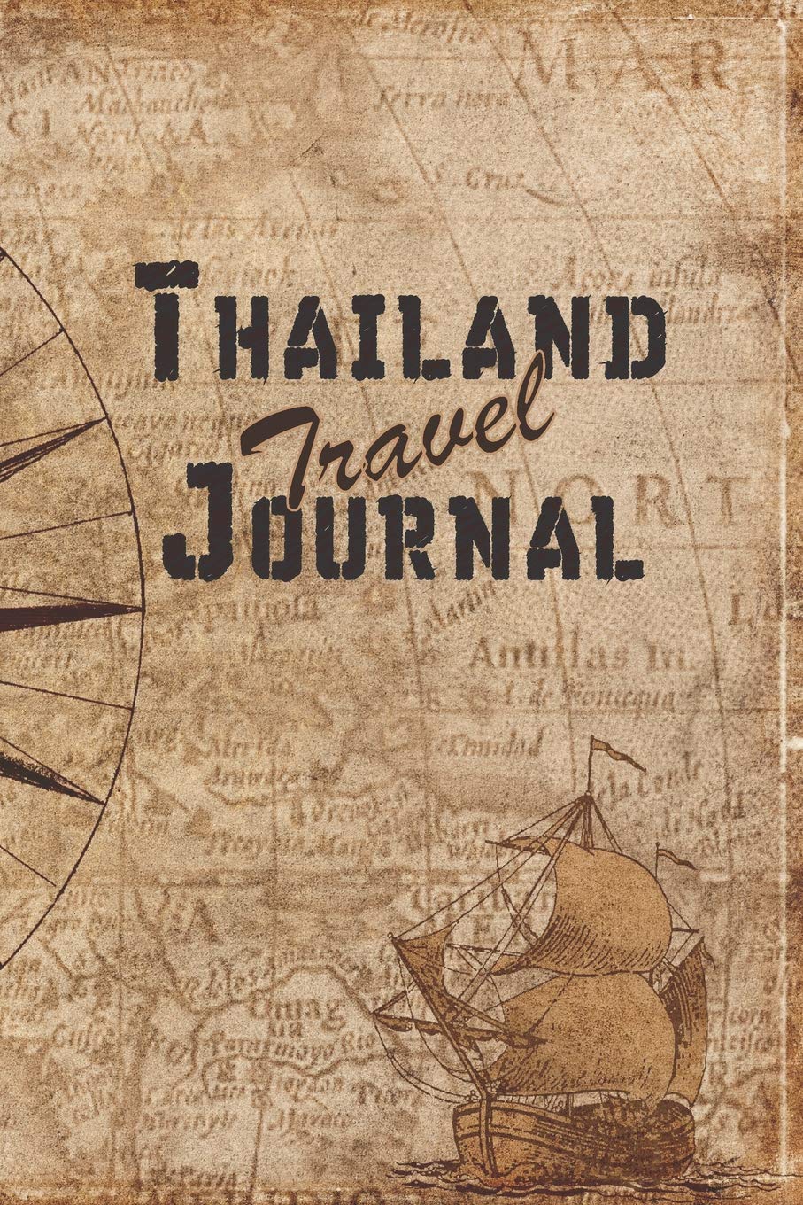 Thailand Travel Journal: 6x9 Travel Notebook with prompts and Checklists perfect gift for your Trip to Thailand for every Traveler