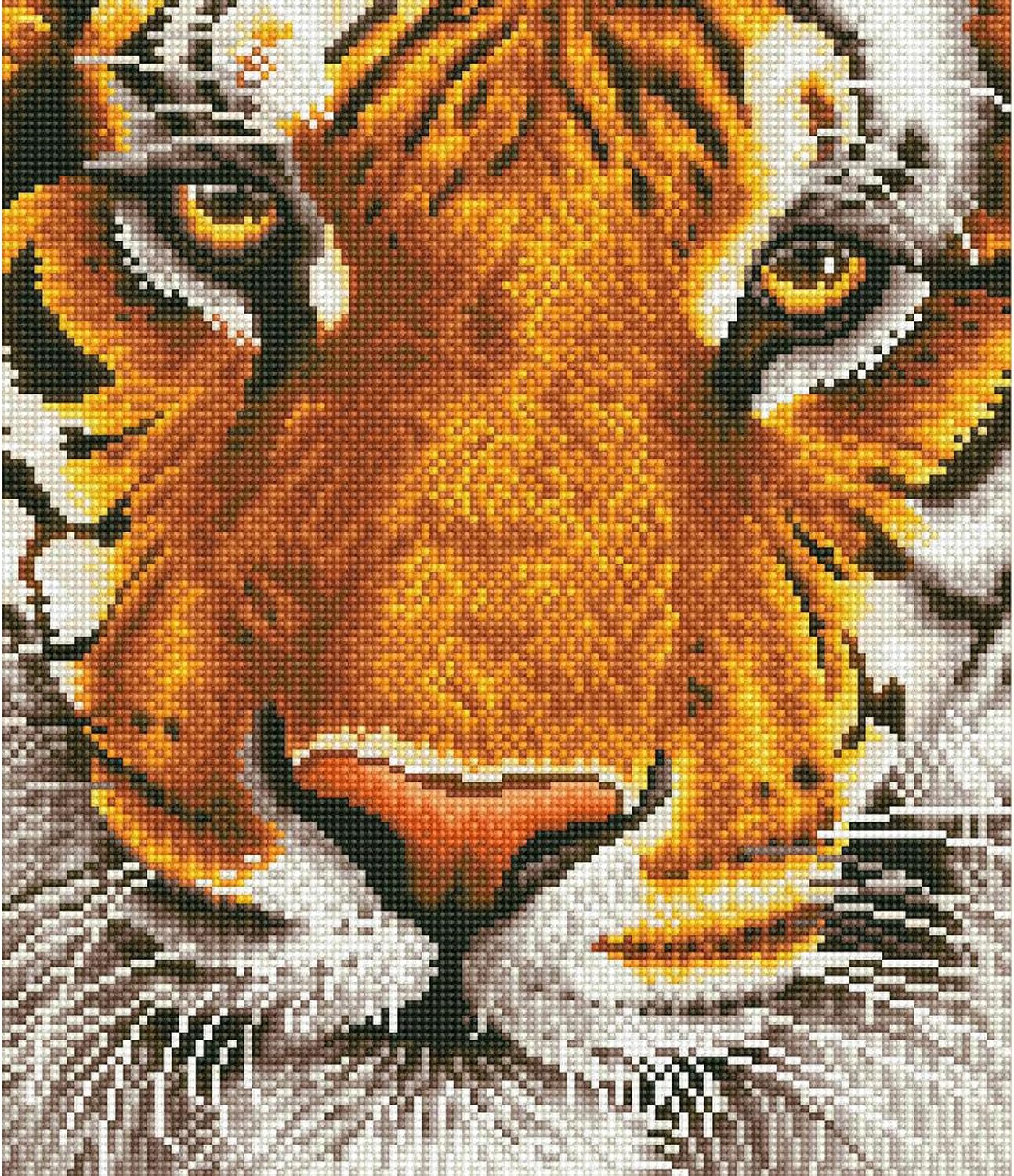 DIAMOND DOTZ - Bengal Magic Diamond Art Kit for Adults, 16.5'x14.2'