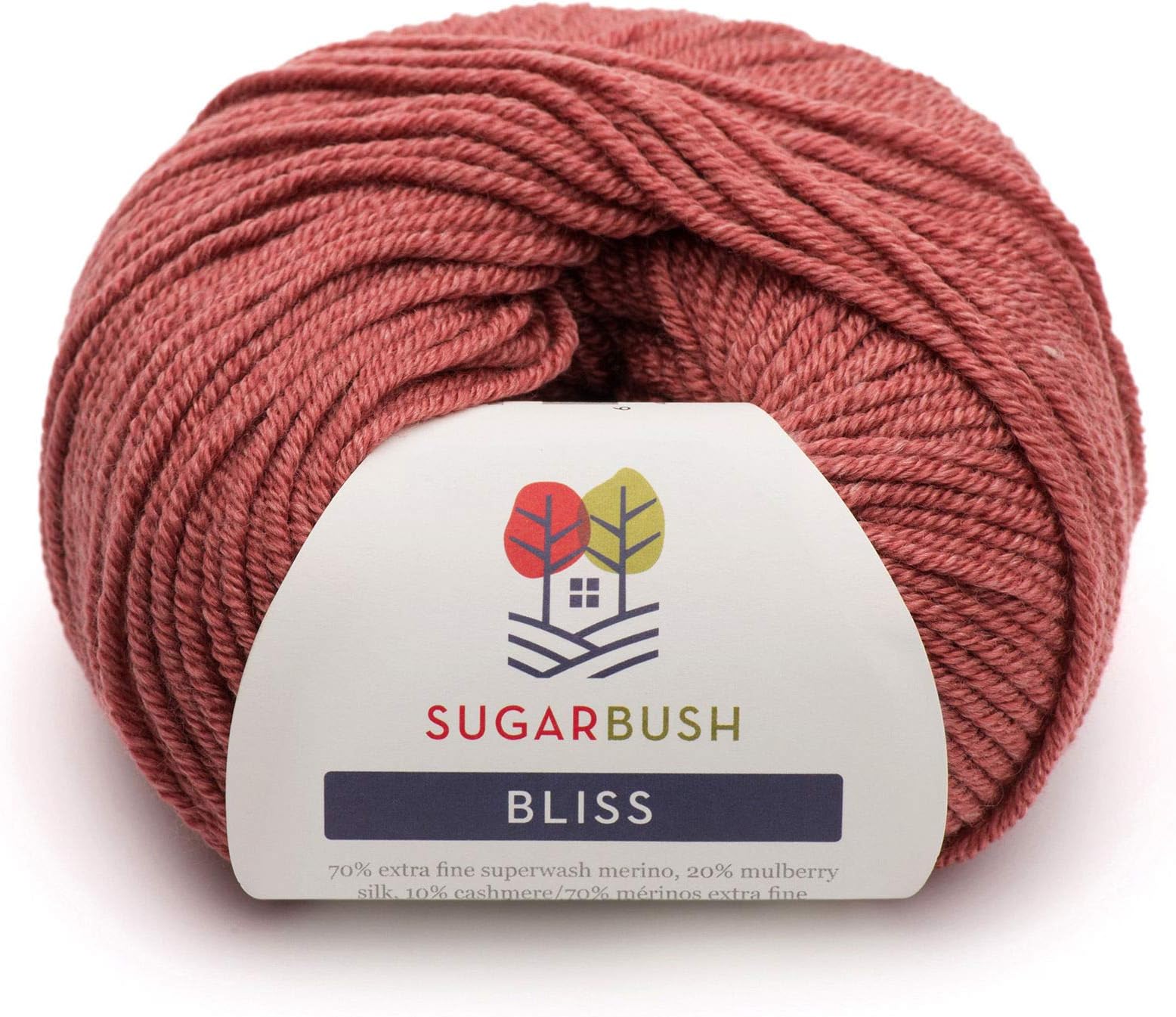 Sugar Bush Yarn Bliss Light Weight - Merino Wool - Old Rose