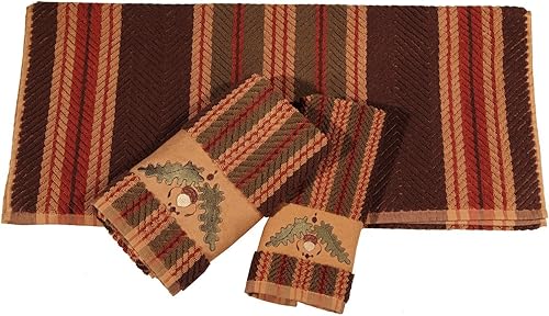 Miniatura 2 de Paseo Road Acorn Lodge - Juego de toallas, diseño de rayas