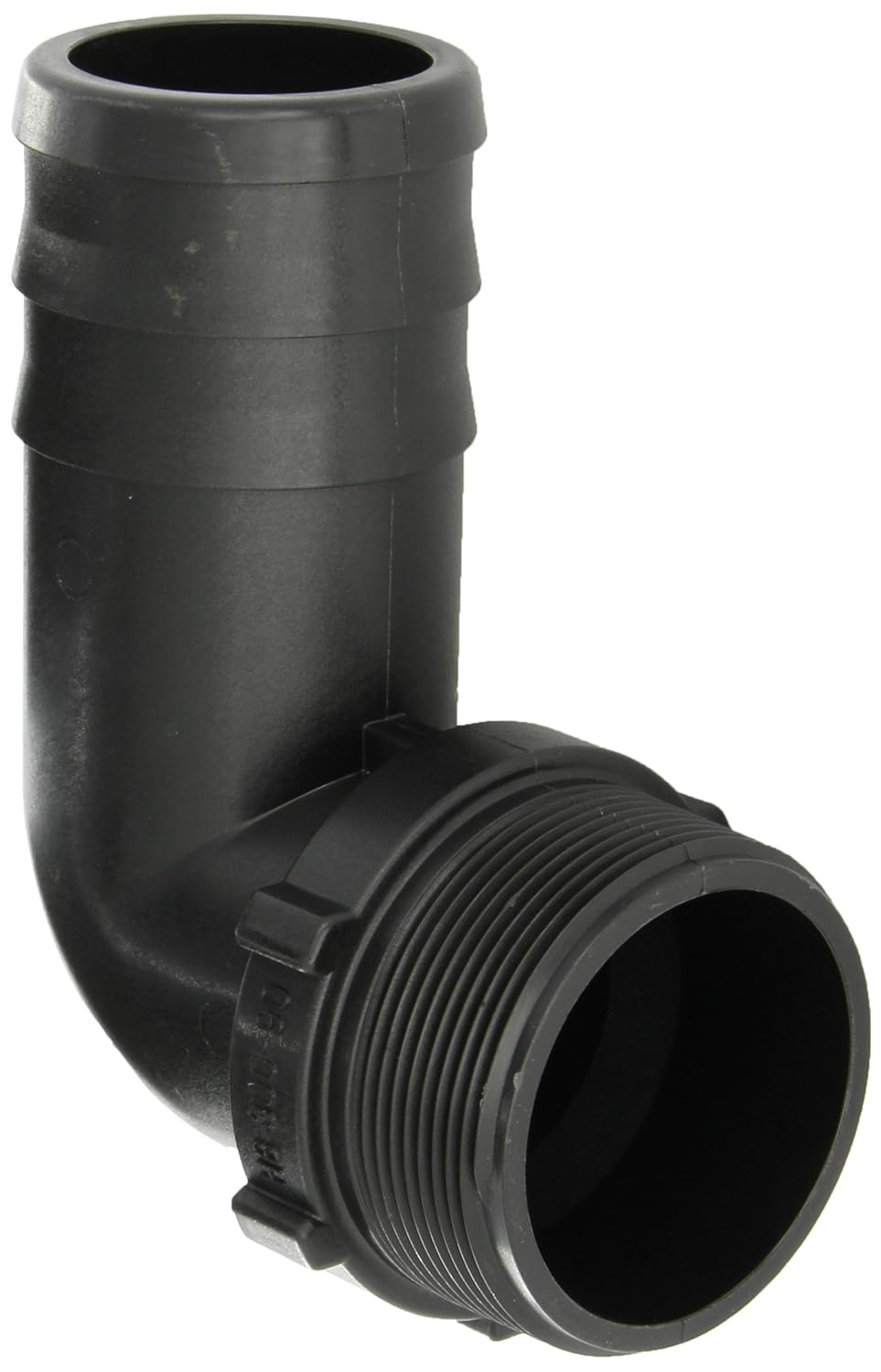 Banjo HB300-90 Polypropylene Hose Fitting, 90 Degree Elbow, 3" NPT Male x 3" Barbed