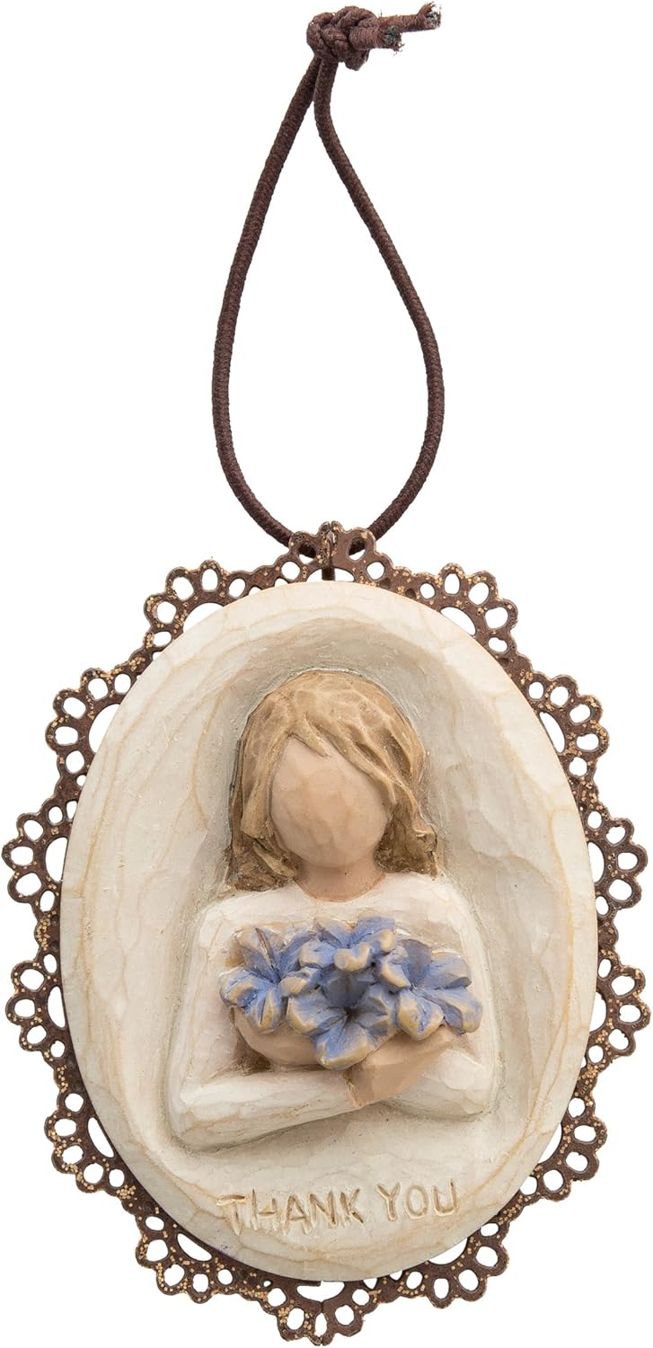 Willow Tree Thank You MetalEdged Ornament Amazon.co.uk Home & Kitchen