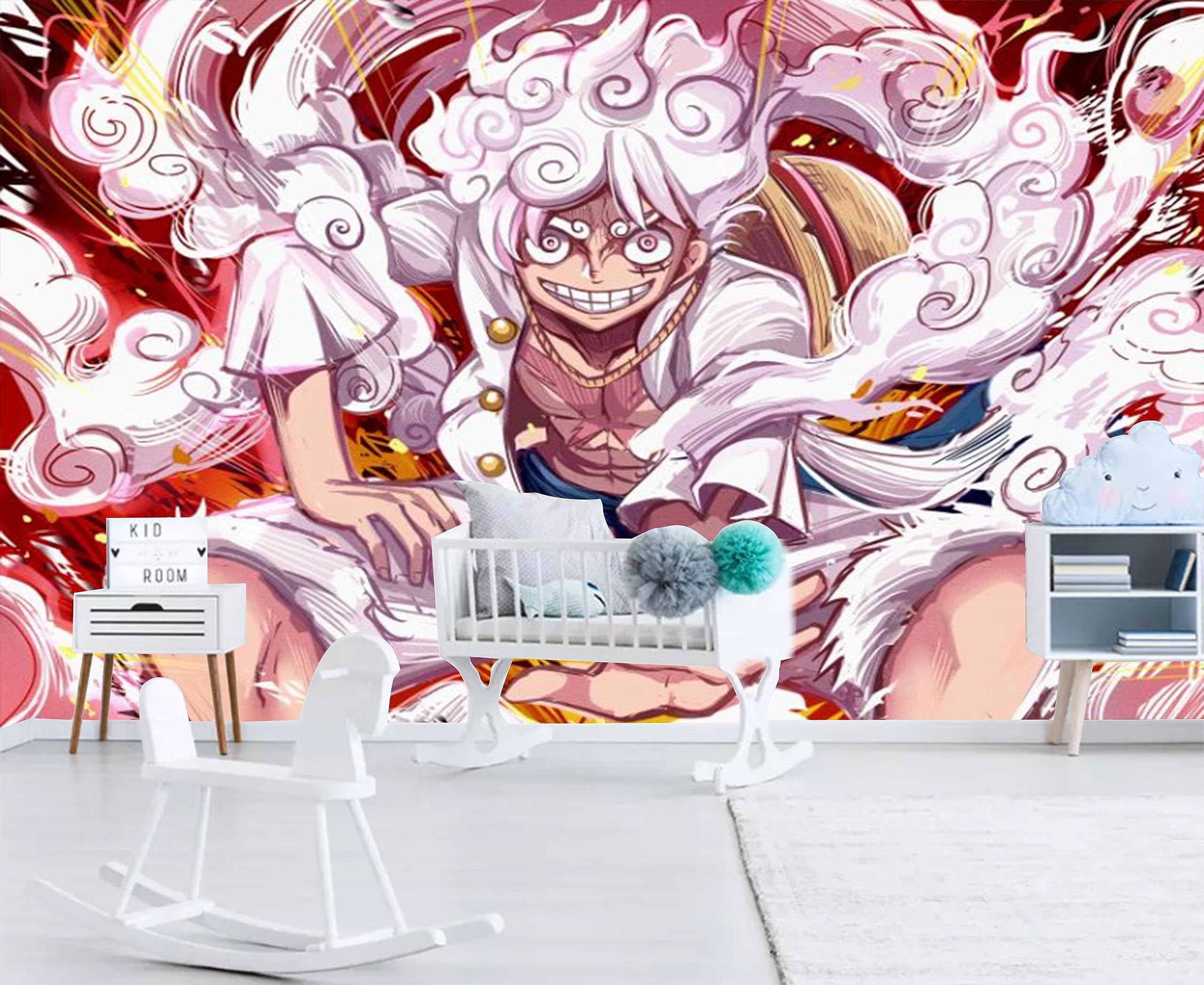 Custom Size Wall Murals，Pirate Anime AnimationWood Pop Rock Papty，Removable Peel and Stick Self-Adhesive Wall Murals Large Photo Wallpaper